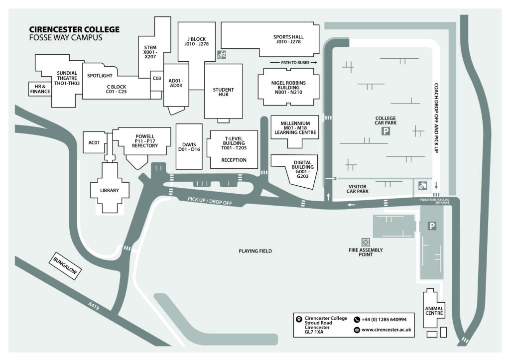 college-map-cirencester-college